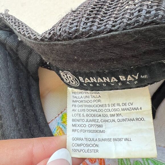 Tequila sunrive trucker hat Banana Bay mexican Hat black vacation Mexico main image 5